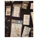 Collection of Artisan Gemstone Earrings, Pendants, and Jewelry Pieces