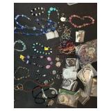 Assorted Beaded and Gemstone Jewelry Collection with Necklaces and Bracelets