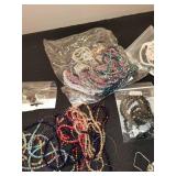 Assorted Beaded and Gemstone Jewelry Collection with Necklaces and Bracelets