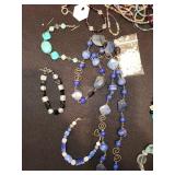 Assorted Beaded and Gemstone Jewelry Collection with Necklaces and Bracelets