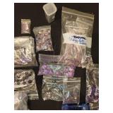 Collection of Purple and Lavender Stone and Glass Beads for Jewelry Making