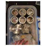 Collection of Mixed Silver and Gold Jewelry Findings and Components