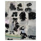 Collection of Black Gemstone Beads and Cabochons for Jewelry Making