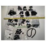 Collection of Black Gemstone Beads and Cabochons for Jewelry Making