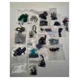 Lot of Assorted Gemstone Beads and Strands - Iolite, Fluorite, Labradorite, Others