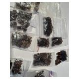 Collection of Smoky Quartz Beads and Gemstone Strands Assorted Sizes