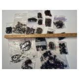 Collection of Smoky Quartz Beads and Gemstone Strands Assorted Sizes