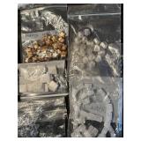 Assorted Bead and Jewelry Finding Lot in Resealable Bags