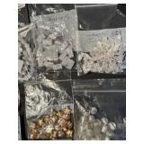 Assorted Bead and Jewelry Finding Lot in Resealable Bags