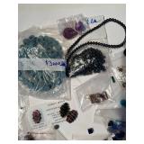Large Mixed Lot of Artisan Beads and Jewelry Findings