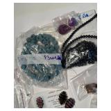 Large Mixed Lot of Artisan Beads and Jewelry Findings