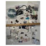 Large Mixed Lot of Artisan Beads and Jewelry Findings