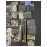 Bulk Collection of Assorted Glass and Seed Beads with Findings