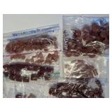 Collection of Russian Sunstone Polished Gemstone Beads and Cabochons