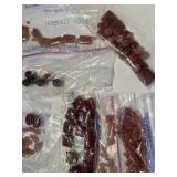 Collection of Russian Sunstone Polished Gemstone Beads and Cabochons