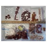 Collection of Assorted Loose Gemstone Beads and Strands