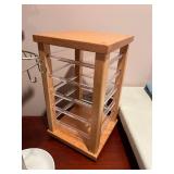 Lot of 3 Jewelry Organizer Stands and Display Cabinet