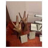 Lot of 3 Jewelry Organizer Stands and Display Cabinet