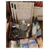 Collection of Metal Clay Crafting Supplies and Tools