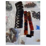 Large Assortment of Gemstone and Glass Beads for Jewelry Making