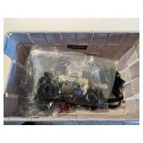 Collection of Beaded Fashion Necklaces and Earrings with Storage Basket