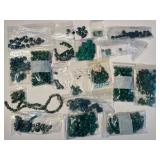 Collection of Green Gemstone Beads and Strands â Malachite, Chrysocolla, Turquoise