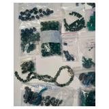 Collection of Green Gemstone Beads and Strands â Malachite, Chrysocolla, Turquoise