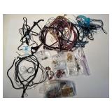 Large Group of Assorted Costume Jewelry and Craft Supplies