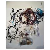 Large Group of Assorted Costume Jewelry and Craft Supplies
