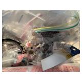 Jewelry Making Supplies Collection with Argentium Silver Wire, Beads, Findings, and Tools