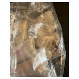 Collection of Jewelry Making Supplies and Finished Silver Jewelry