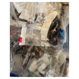Large Lot of Jewelry Making Supplies and Beads in Storage Bins