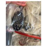 Large Lot of Jewelry Making Supplies and Beads in Storage Bins