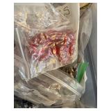 Large Lot of Jewelry Making Supplies and Beads in Storage Bins