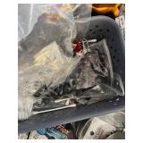 Large Beading and Jewelry Making Supply Lot with Tools, Wires, and Assorted Beads