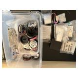 Beading and Jewelry Making Supplies Collection with Wires, Spools, and Beads