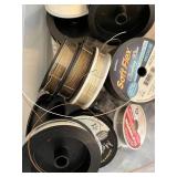Beading and Jewelry Making Supplies Collection with Wires, Spools, and Beads