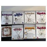 Collection of 7 Gemstone Necklaces and Earrings by Inspired Fusion Jewelry