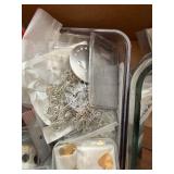 Large Mixed Lot of Craft Charms, Metal Blanks, Acrylic Shapes and Findings