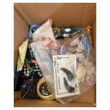 Large Mixed Jewelry Lot with Necklaces, Bracelets, Rings, and Watches