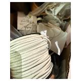 Box of Assorted Leather Cord Spools in Various Colors