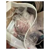 Box of Assorted Leather Cord Spools in Various Colors