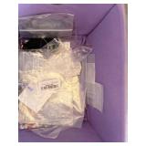 Assorted Jewelry Making Supplies in Storage Organizers