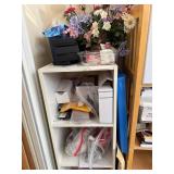 Craft Room Supply Lot with Binders, Storage Bins, Jewelry Findings, and Art Supplies