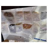 Assorted Freshwater Pearls and Pearl Beads Collection in Storage Box