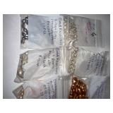 Assorted Freshwater Pearls and Pearl Beads Collection in Storage Box