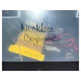 Large Assortment of Necklace Components and Jewelry Making Supplies