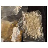 Assorted Jewelry Making Supplies Including Artistic Wire and Findings