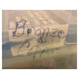 Assorted Bronze and Copper Jewelry Findings and Beads in Organizer Case