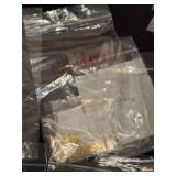 Large Assortment of Themed Gold Tone Metal Charms in Bags